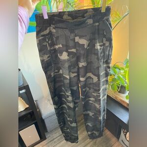 Camo print joggers